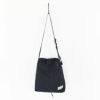 DRAWSTRING SHOULDER BAG LIGHTWEIGHT NYLON with FIDLOCK_ BUCKLE