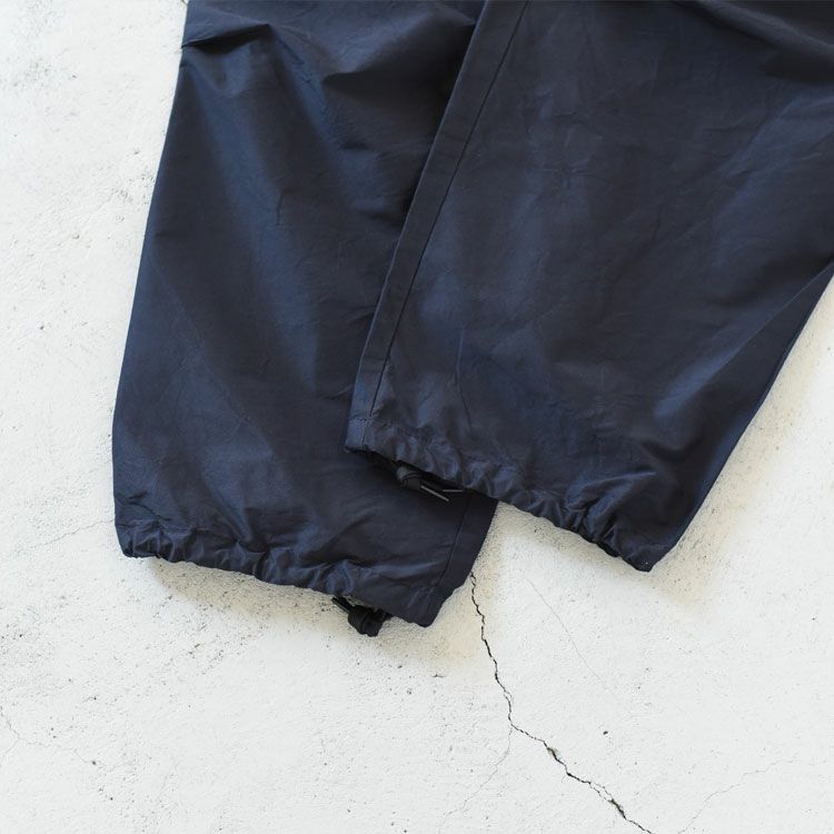 KNEE TUCK PANTS - organic cotton×silk high count typewriter - ニータックパンツ