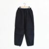 KNEE TUCK PANTS - organic cotton×silk high count typewriter - ニータックパンツ