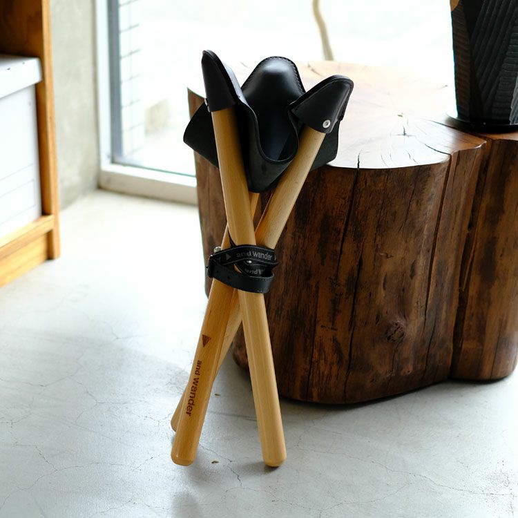 TAKIBI leather stool タキビレザースツール