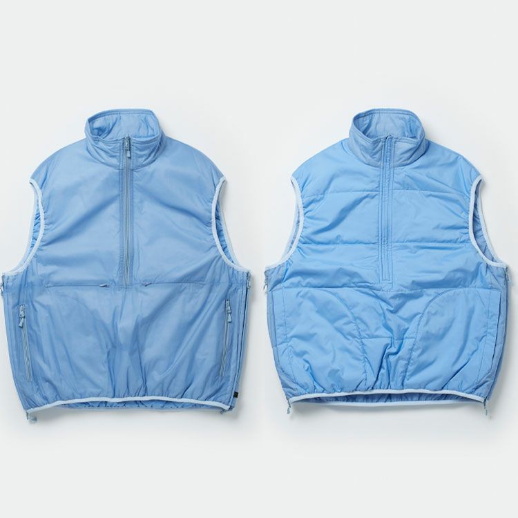 W's TECH REVERSIBLE PULLOVER PUFF VEST テックリバーシブルプル