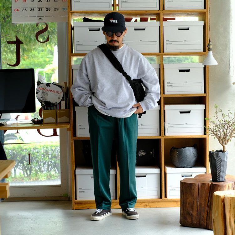 Two Tuck Wide Tapered Pants ツータックワイドテーパードパンツ