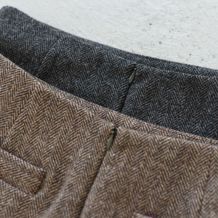HERRINGBONE MINI SKIRT ヘリンボーンミニスカート