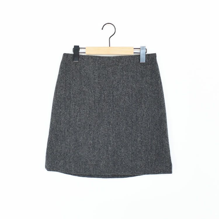 HERRINGBONE MINI SKIRT ヘリンボーンミニスカート