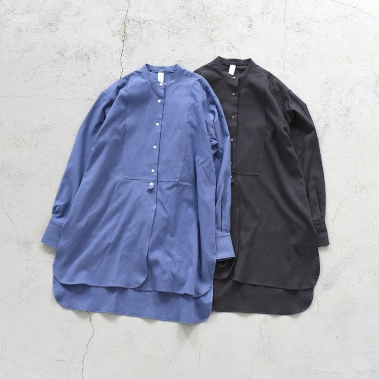 今なら送料無料 sana-sing サナ Buttonless Shirt ボタンレスシャツ