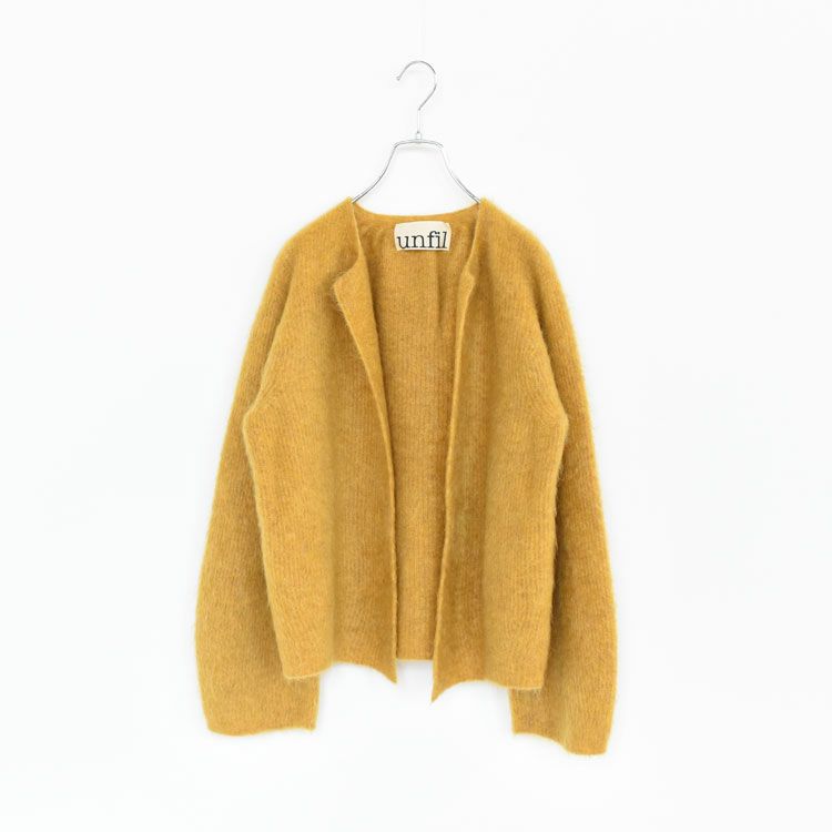 stretch superkid mohair short cardigan ストレッチスーパー