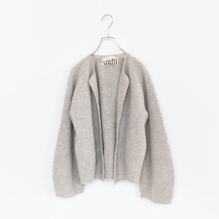 stretch superkid mohair short cardigan ストレッチスーパー