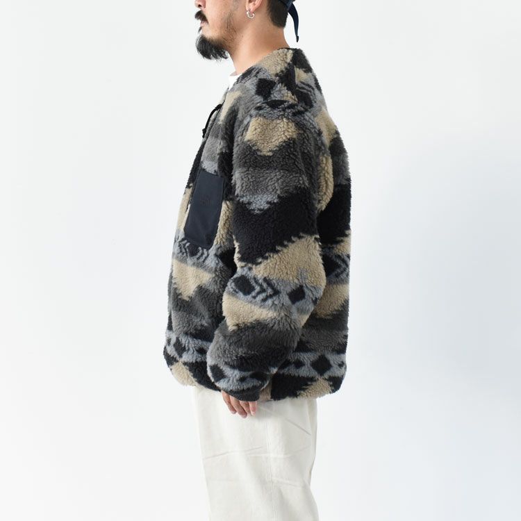 NP Wool Boa WINDSTOPPER Field Cardigan ネイティブパターンウールボアウインドストッパーフィールドカーディガン