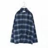 REC WOOL MIX FLANNEL EASY OVERJACKET  リサイクルウールミックスフランネルイージーオーバーシャツ
