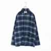 REC WOOL MIX FLANNEL EASY OVERJACKET  リサイクルウールミックスフランネルイージーオーバーシャツ