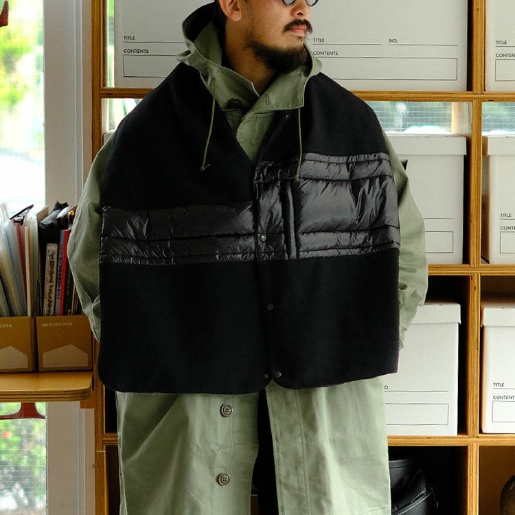 Wool Field Reversible Cape ウールフィールドリバーシブルケープ