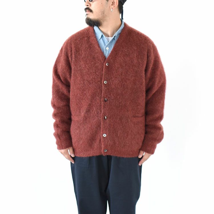 Mohair V/N Cardigan モヘアVネックカーディガン