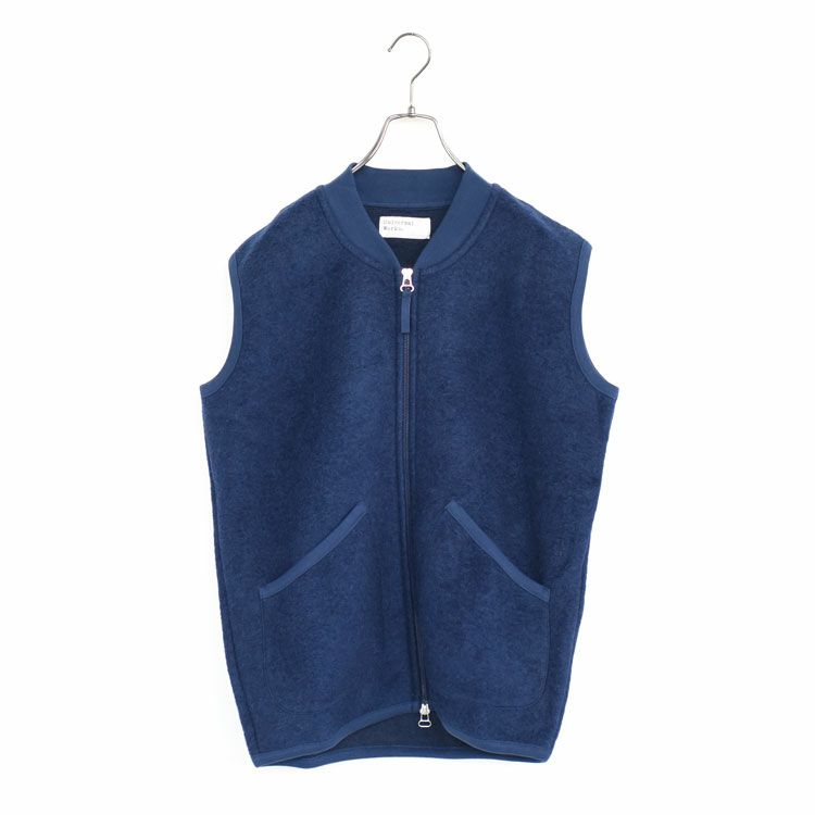 Zip Waistcoat Wool Fleece ジップウエストコートウールフリース