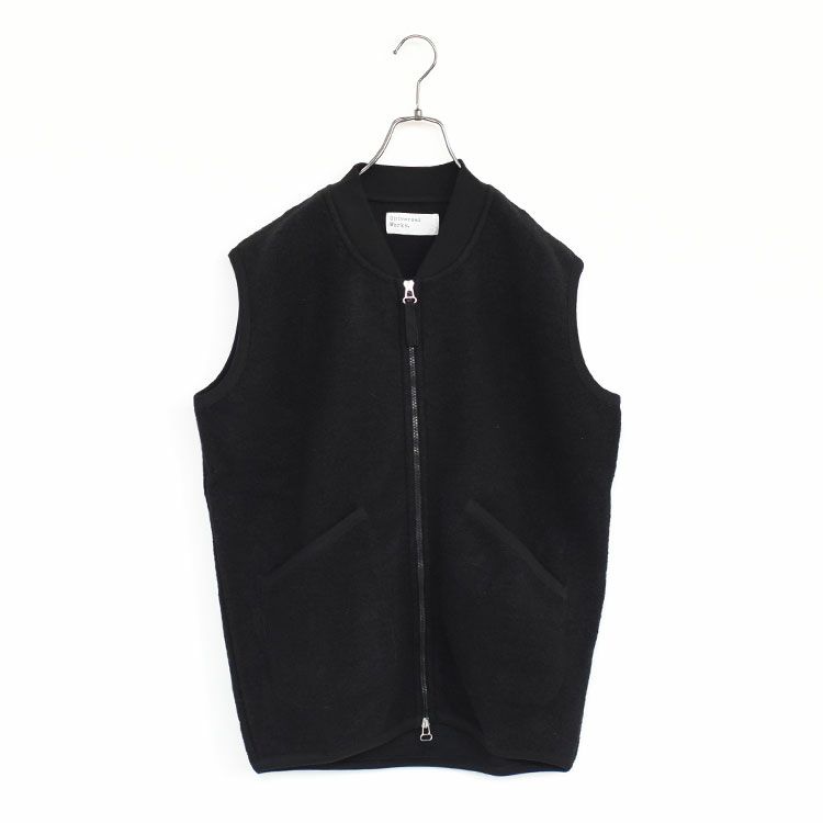 Zip Waistcoat Wool Fleece ジップウエストコートウールフリース