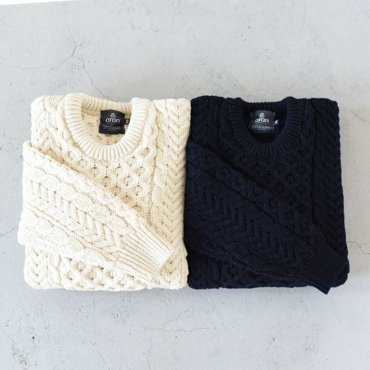 SALE 20％OFF】メリノウール ダイヤモンドセーター/ARAN WOOLLEN MILLS