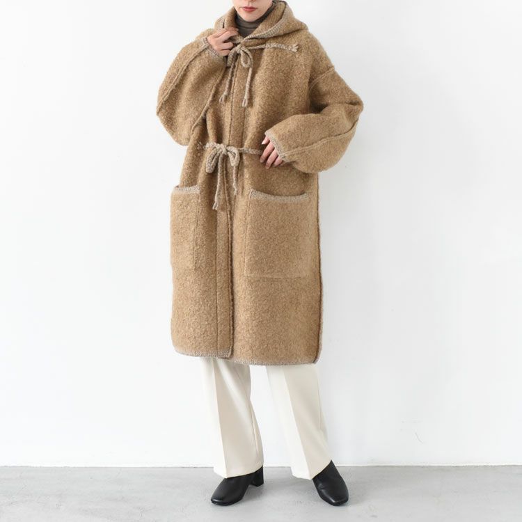 mohair & shetland wool jumbo loop knit coat ジャンボループニット