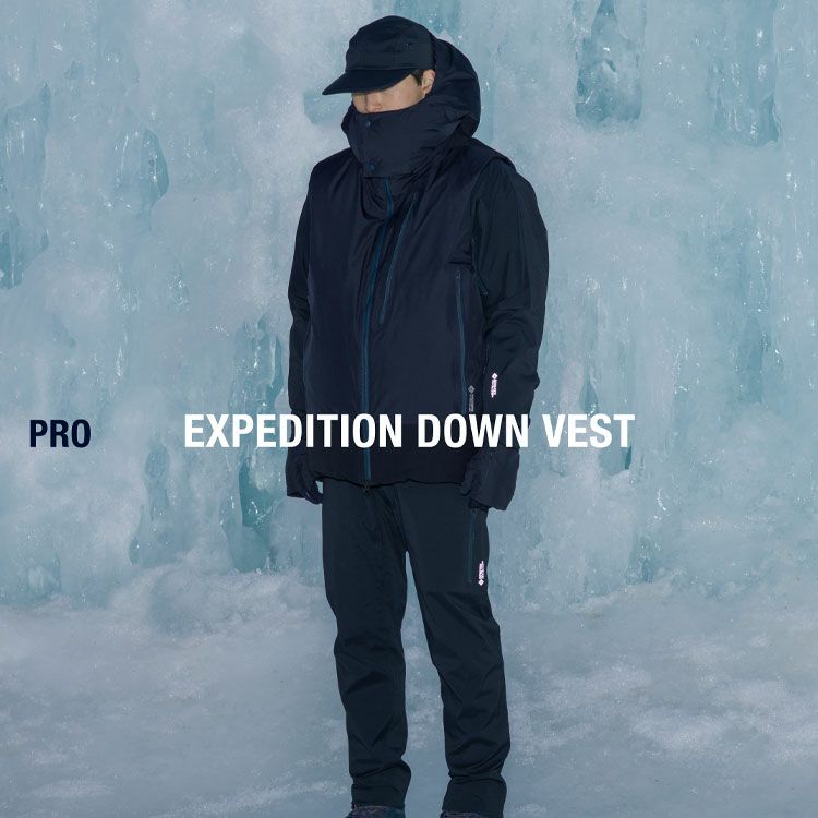 EXPEDITION DOWN VEST エクスペディションダウンベスト