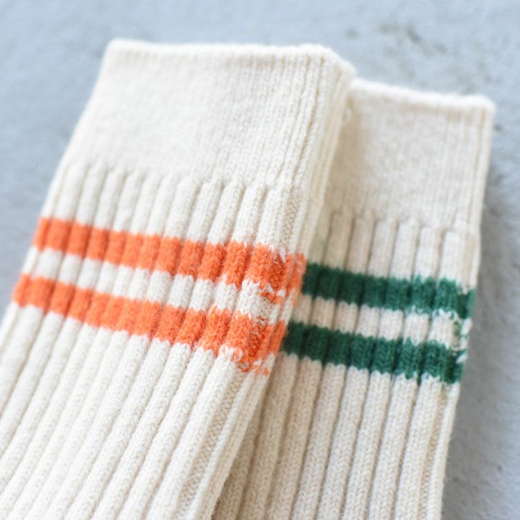 MERINO LAMBS WOOL STRIPE SOCKS