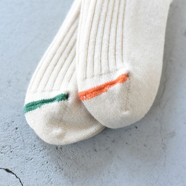 MERINO LAMBS WOOL STRIPE SOCKS