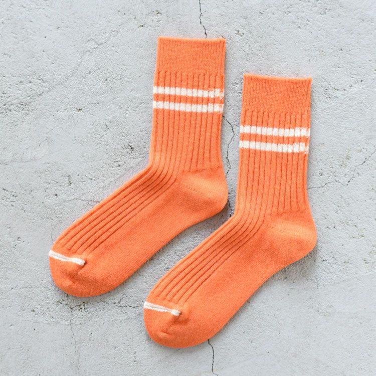 MERINO LAMBS WOOL STRIPE SOCKS