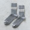 MERINO LAMBS WOOL STRIPE SOCKS