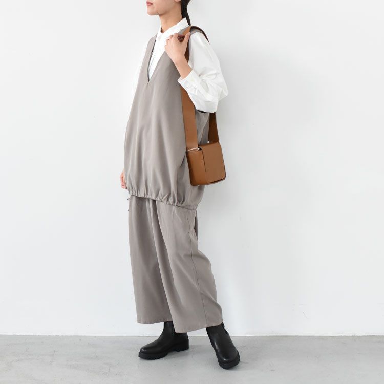 T/W twill V neck vest T/WツイルVネックベスト