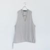 T/W twill V neck vest T/WツイルVネックベスト