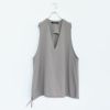 T/W twill V neck vest T/WツイルVネックベスト