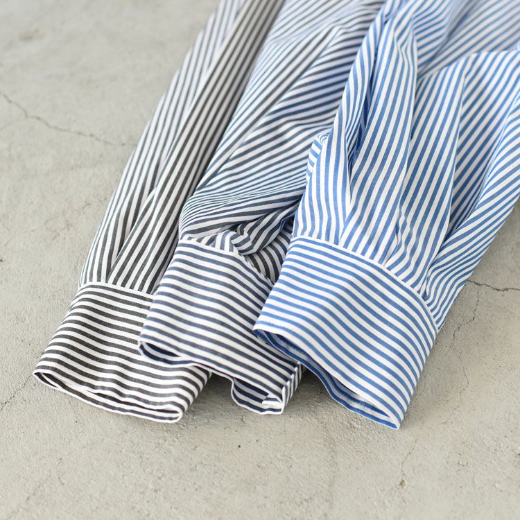 stripe wide shirt ストライプシャツ