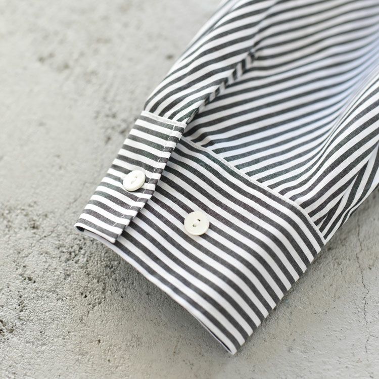 stripe wide shirt ストライプシャツ