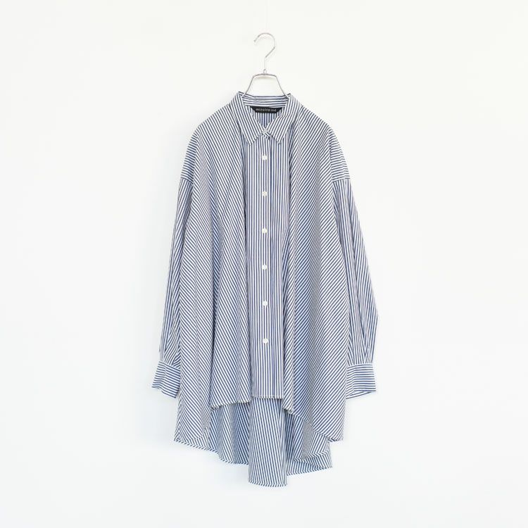 stripe wide shirt ストライプシャツ