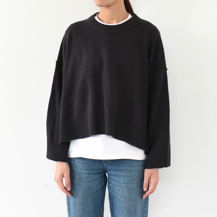 crew neck wide P/O クルーネックワイドプルオーバー