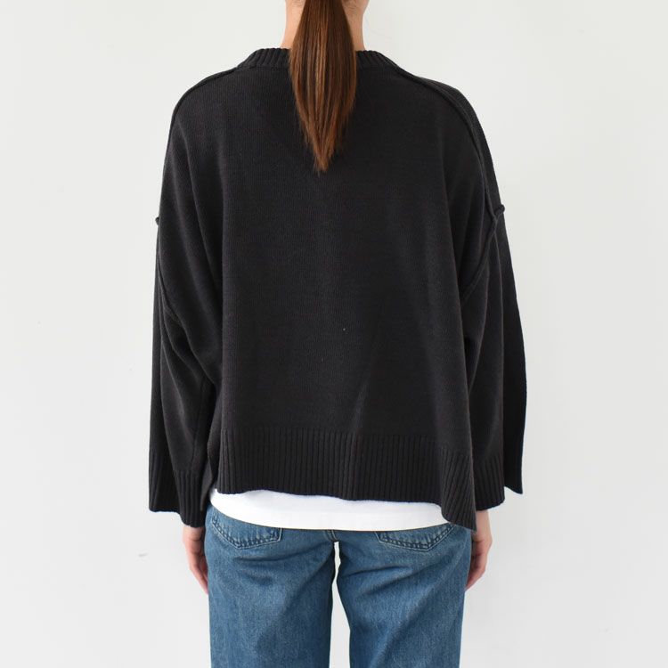 crew neck wide P/O クルーネックワイドプルオーバー