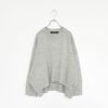 crew neck wide P/O クルーネックワイドプルオーバー