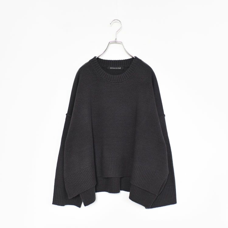 crew neck wide P/O クルーネックワイドプルオーバー