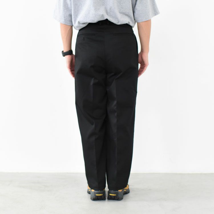 ORGANIC COTTON 30/2 TWILL DOUBLE PLEATED TROUSERS ダブルプリーツトラウザー