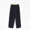 ORGANIC COTTON 30/2 TWILL DOUBLE PLEATED TROUSERS ダブルプリーツトラウザー