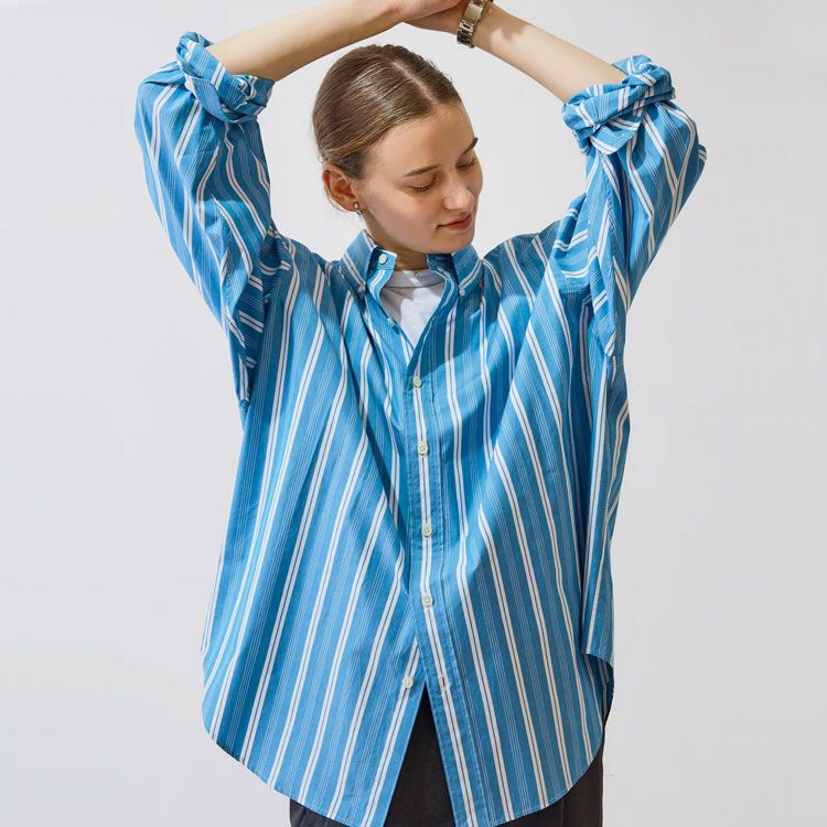 STRIPE DADDY SHIRT ストライプダディーシャツ