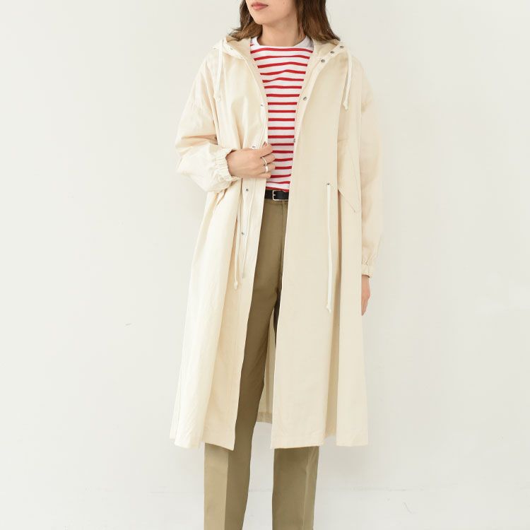 hooded long coat フーデッドロングコート