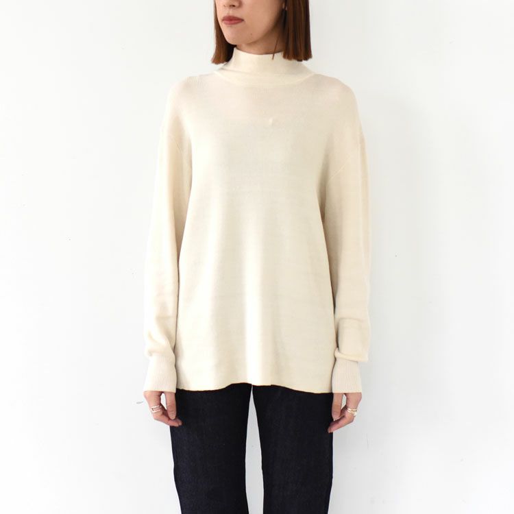 SUPER SOFT MOCK NECK PULL OVER スーパーソフトモックネックプルオーバー