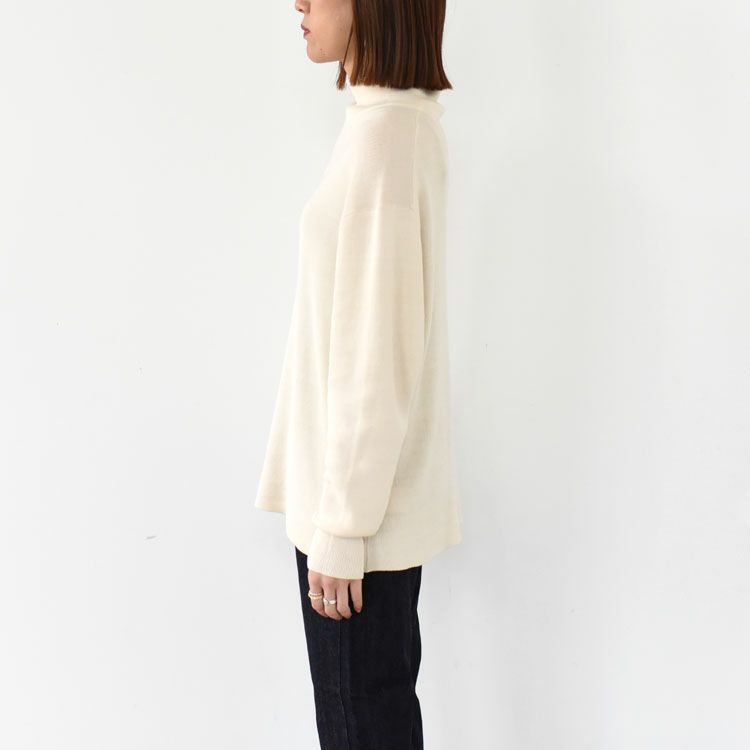 SUPER SOFT MOCK NECK PULL OVER スーパーソフトモックネックプルオーバー