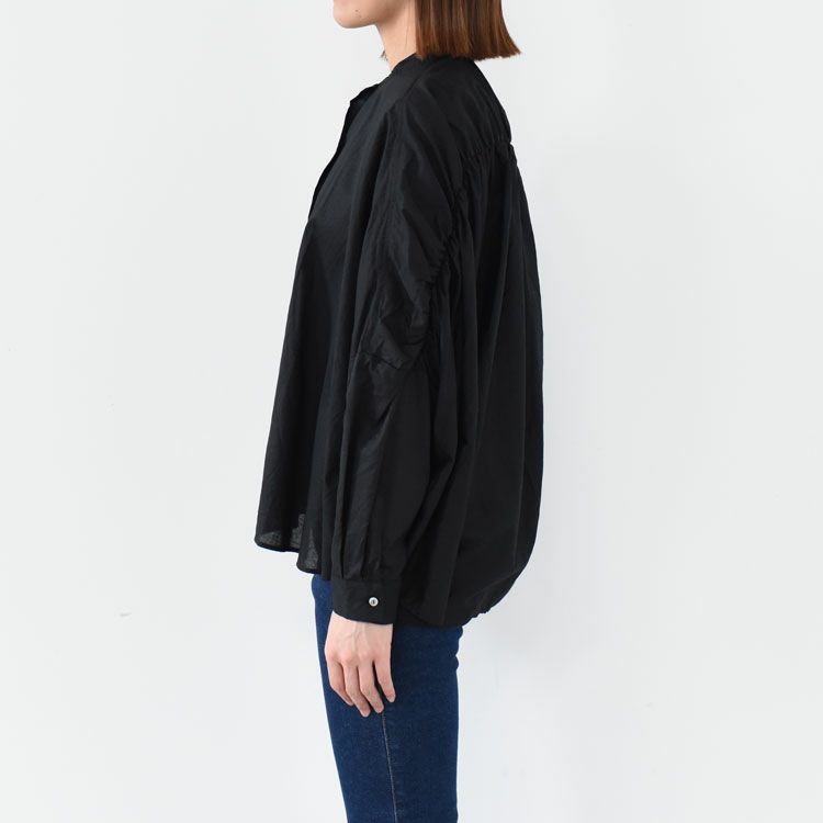 back gather wide shirt バックギャザーワイドシャツ