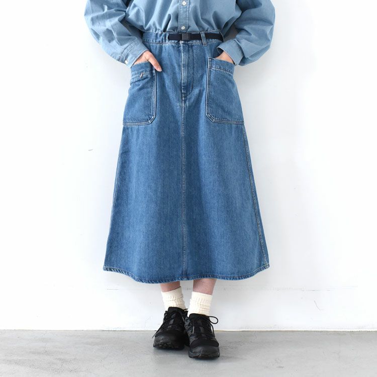 【SALE 20％OFF】Denim Field Skirt デニムフィールドスカート/THE NORTH FACE PURPLE  LABEL（ザ・ノース・フェイスパープルレーベル）【返品交換不可】 | BINGOYA