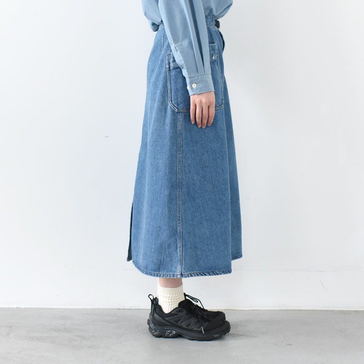 Denim Field Skirt デニムフィールドスカート/THE NORTH FACE PURPLE