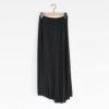 viscose & silk jersey flared midi skirt フレアミディスカート