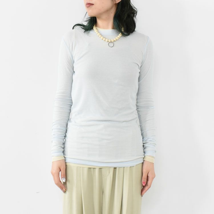 SHEER LONG TEE シアーロングTシャツ