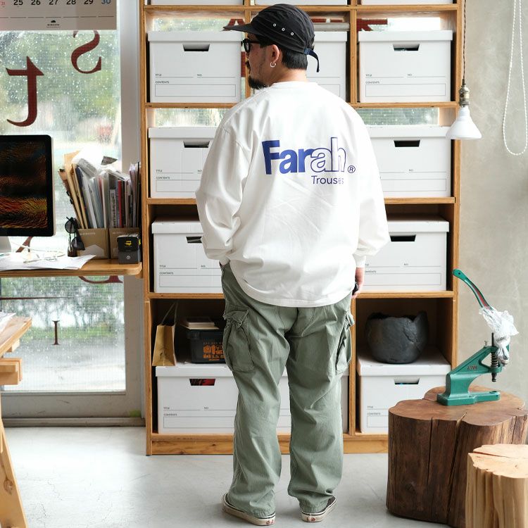 Printed Graphic T-Shirt Farah Trousers プリントグラフィックTシャツ