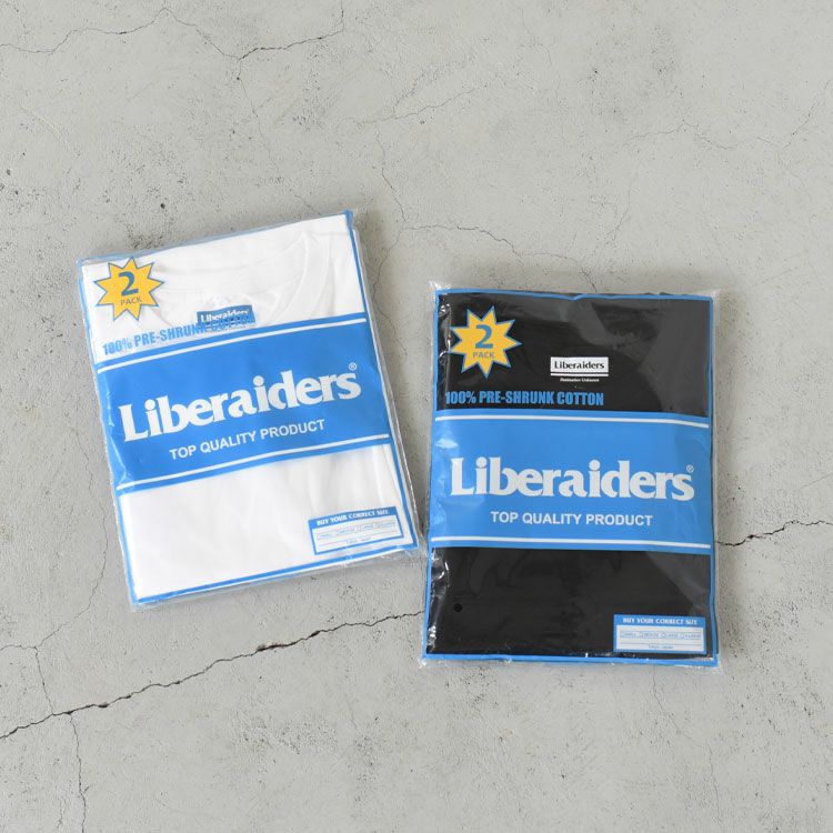 LIBERAIDERS 2 PACK TEE パックTシャツ