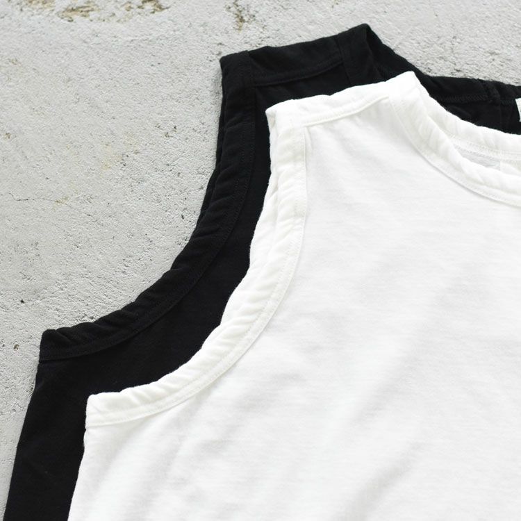 HIGH TWIST COTTON SLEEVELESS ハイツイストコットン スリーブレス