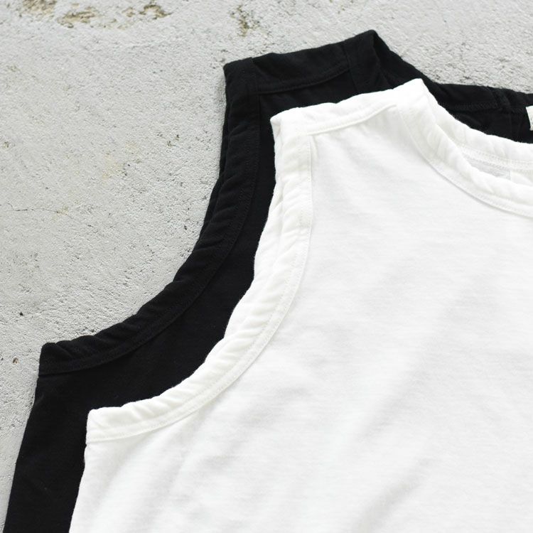 HIGH TWIST COTTON SLEEVELESS ハイツイストコットン スリーブレス